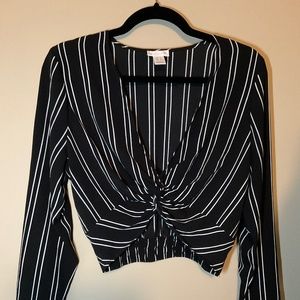 ReVamped Striped Crop Top